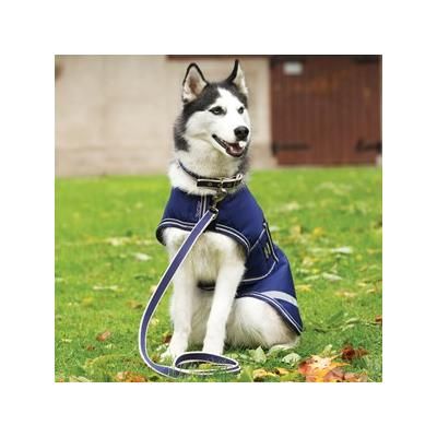 Amigo Waterproof Dog Blanket - XLarge - Atlantic Blue with Atlantic Blue & Ivory - Smartpak