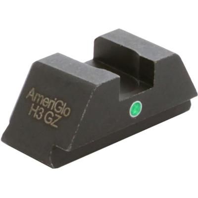 AmeriGlo i-Dot Tritium Rear Sights Classic Style for Glock 42/43/43X Rear Only-Green Tritium Lamp Single i-Dot fits MOS slide GL-105R
