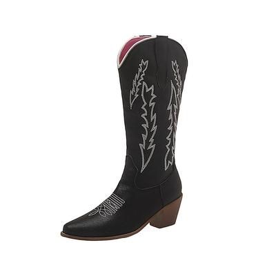 Anni '70 Scarpe Stivali western Punta tonda Hippie Cowboy Costume Per donna Costume di Carnevale Mascherata Festa / Sera Addio al Nubilato Parata dell'Orgoglio Adulti Scarpe