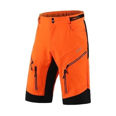 Arsuxeo Per uomo Pantaloncini MTB Pantaloncini da bici Bicicletta Pantaloncini Shorts larghi Vestibilità comoda Estate Mountain Bike MTB Ciclismo su strada Gli sport Asciugatura Rapida Cerniera