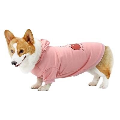 Cane Gatto Felpa con cappuccio Moda Carino Inverno Traspirante Morbido Lavabile Confortevole All'aperto Casual Quotidiano Abbigliamento per Cani for Bichon Frisé Volpino di Pomerania Cucciolo