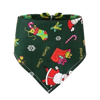 Cane Gatto Costume di Natale Regali di Natale per animali domestici Bandane Abbigliamento Natalizio Gentile Morbido Confortevole Natale Abbigliamento Quotidiano Casual Quotidiano Festival