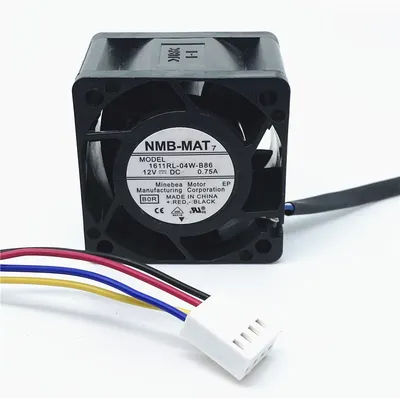 NMB-MAT 12V 0.75A 1611RL-04W-B86 4028 40MM 4CM 40x40x28 mm 1U 2U Server Fan Big Power Cooling Fan 4pin