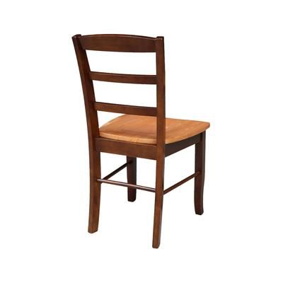 Set of Two Madrid LadderBack Chairs - Whitewood C58-2P