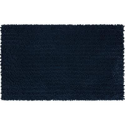 Wide Width Metaphor Bath Rug by Mohawk Home in Indigo (Size 24" W 60" L)