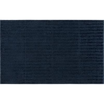 Wide Width Sanctuary Bath Rug by Mohawk Home in Indigo (Size 20" W 34" L)