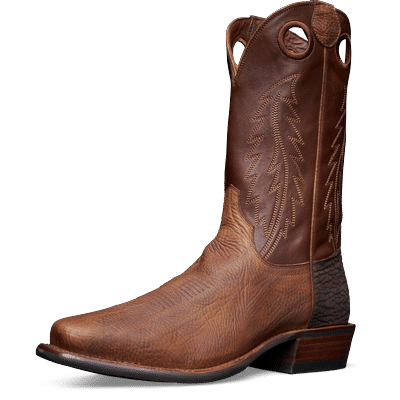 Tecovas Men's The Parker Boots, 7 Shaft, Briar, Bullhide, 4 Heel, 11 EE