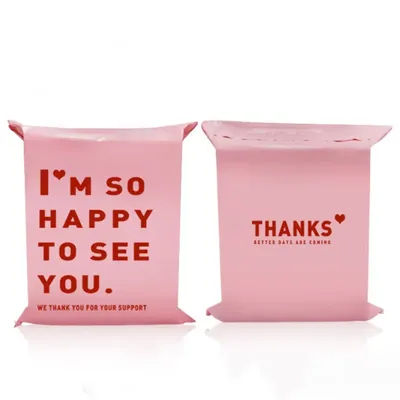50~100PCS Pink Thank You Plastic Mailing Self Adhesive Bag Poly Mailer T-shirt Skirt Jacket Wedding Box Shipping Express Pouches