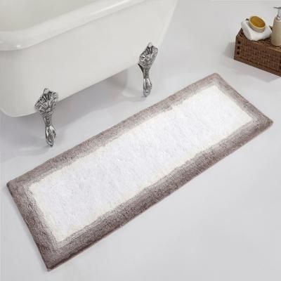 Torrent Bath Mat Rug, 20" X 60" by Better Trends in Beige