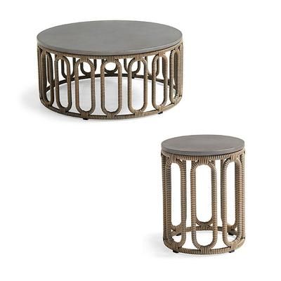 Lakin Coffee Table Tailored Furniture Cover - Gray - Frontgate