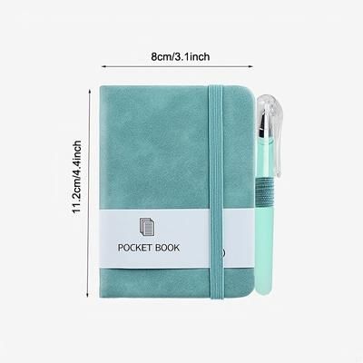 TEMU Sheets/200 Pages Mini Pocket Notebook Small Notebooks With Pen A7 Hardcover Journal Notepad To Do List Pads Pocket Notepad For Students Office Diary Subject Writing Supplies