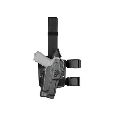 Safariland 6354RDS ALS Drop Leg Glock Holsters Glock 19 w/ Compact Light Black 6354RDS-28327-131