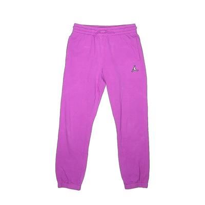 Jordan Sweatpants - Mid/Reg Rise: Purple Sporting & Activewear - Kids Girl's Size 13
