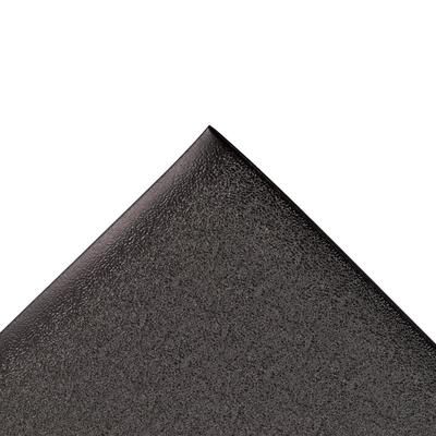 NoTrax 411S0435BL Sof-Tred Anti-Fatigue Floor Mat - 3' x 5', 9/16" Thick, Black