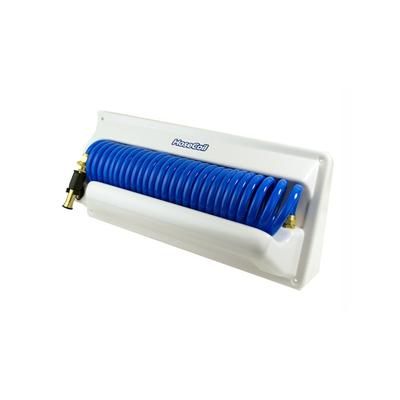 HoseCoil Mount Enclosure w/Additional 5' Feeder Hose Horizontal HC25H2