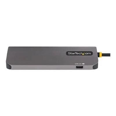 StarTech.com USB-C Multiport Mini Travel Docking Station + 3 Port 5Gbps USB Hub + 100W Power Delivery
