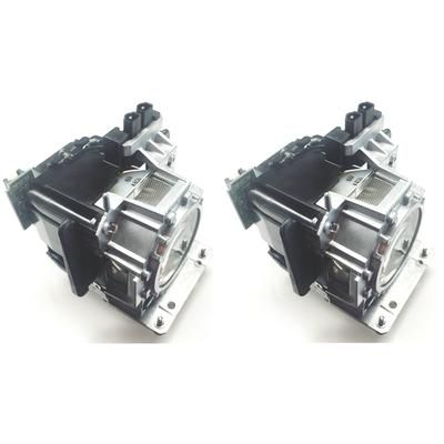Jaspertronics™ OEM Lamp & Housing TwinPack for the Panasonic PT-DZ110 Projector with Ushio bulb inside - 240 Day Warranty