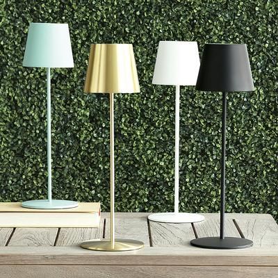 Benton Cordless Rechargeable LED Table Lamp - Glacier - Frontgate