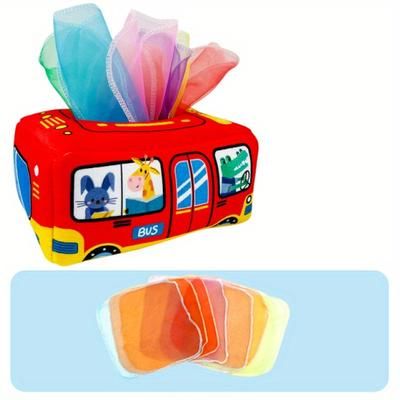 TEMU Baby's Magic Tissue Box: A Creative Educational Toy For Sensory Play & Finger Exercising - Perfect For Kids' Learning & Entertainment! Christmas Halloween Gifts