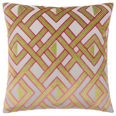 Paoletti Henley Velvet Jacquard Feather Filled Cushion - Multicolour - Size 50 cm x 50 cm | Paoletti Sale | Discount Designer Brands