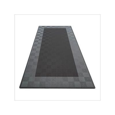 Swisstrax Ribtrax Pro One Car Garage Floor Tile Mat (Jet Black / Slate Grey)