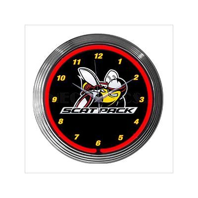 Neonetics 15-Inch Dodge Scat Pack Neon Clock