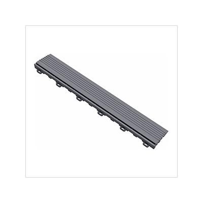 Swisstrax Pro Slate Grey Garage Floor Looped Edge (10-Pack)