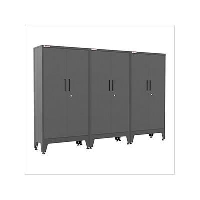 Armadillo Tough Black Gear Locker Tall Cabinet (3-Pack)