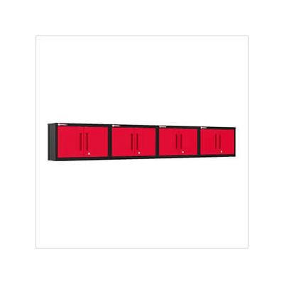 Armadillo Tough Red Wall Cabinet (4-Pack)