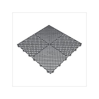 Swisstrax Ribtrax Pro Slate Grey Garage Floor Tile (6-Pack)