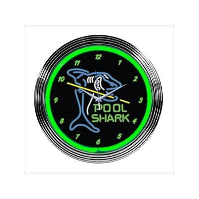 Neonetics 15-Inch Pool Shark Neon Clock