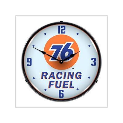 Collectable Sign and Clock Union 76 Racing Fuel Service Backlit Wall Clock
