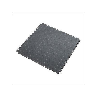 Lock-Tile 5mm Dark Grey PVC Coin Tile (10 Pack)