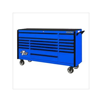 Extreme Tools DX Series 72-Inch Blue Rolling Tool Chest with Black Trim