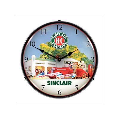 Collectable Sign and Clock Sinclair HC Gasoline Backlit Wall Clock