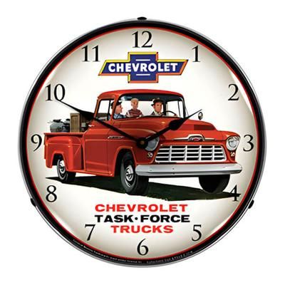 Collectable Sign and Clock 1956 Chevrolet Truck Backlit Wall Clock