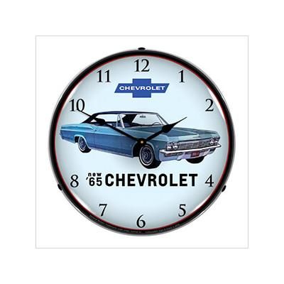 Collectable Sign and Clock 1965 Impala Backlit Wall Clock
