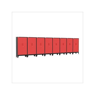 Armadillo Tough Red Gear Locker Tall Cabinet (8-Pack)