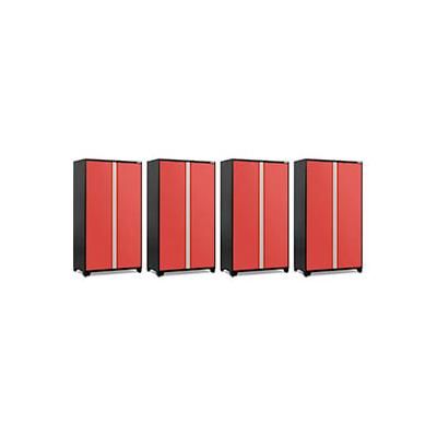 NewAge Products 4 x PRO Series Red 48 in. Multi-Use Locker