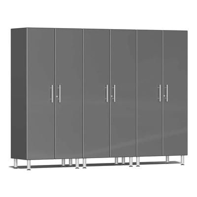 Ulti-MATE Garage Cabinets 3-Piece Tall Garage Cabinet Kit in Graphite Grey Metallic