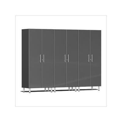 Ulti-MATE Garage Cabinets 3-Piece Tall Garage Cabinet Kit in Graphite Grey Metallic