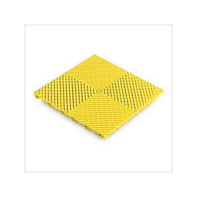 Swisstrax Ribtrax Smooth Pro Citrus Yellow Garage Floor Tile (6-Pack)
