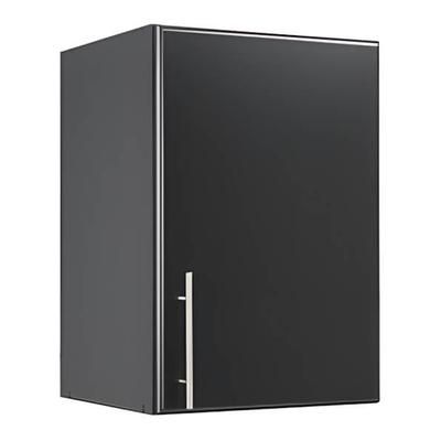 Prepac Elite 16" Black Stackable Wall Cabinet