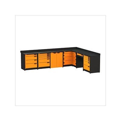 Swivel Storage Solutions 6-Piece Corner Garage Storage System