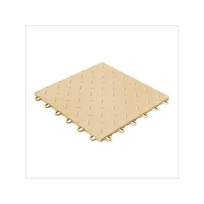 Swisstrax Diamondtrax Home 1ft x 1ft Citrus Mocha Java Floor Tile (Pack of 50)