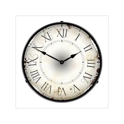 Collectable Sign and Clock Roman Antique Backlit Wall Clock