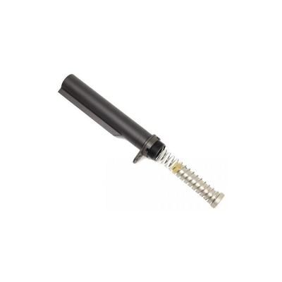 Guntec USA AR-15 Mil-Spec Buffer Tube Set 6-position CAR Buffer/Spring/End Plate/Castle Nut Black MILTUBESET