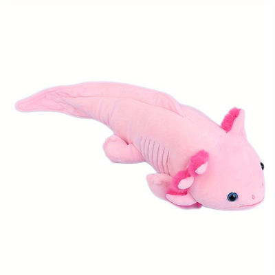 TEMU 42cm/16.53in Cartoon Axolotl Plush Axolotl Plush Realistic Ambystoma Creepy Amphibians Plush Toys Home Decoration Birthday Party Christmas, Gift