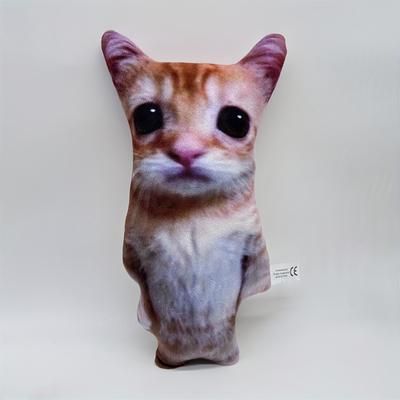 TEMU 21/30cm New Enlarged Version Of Simulated - Cat High-quality Plush Animal Cat Thanksgiving Gift Room Decoration