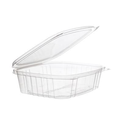 Eco Products EP-RCH24 24 oz Deli Container w/ Hinged Lid - PLA, Clear, Case of 200